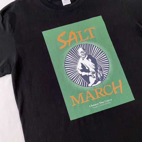 ガンジーの歴史的塩対応Tシャツ【カロンジ色／カラー】