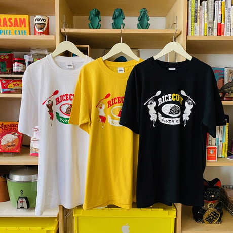 ライスカレー Tシャツ【白米色】