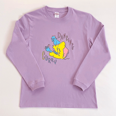 DANCING CURRY 長袖Tシャツ【ホムデン色】