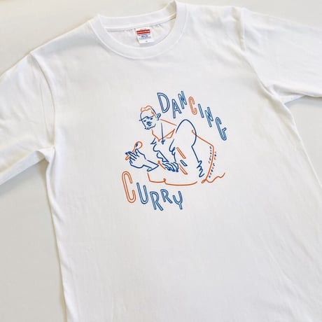 DANCING CURRY 長袖Tシャツ【ライス色】