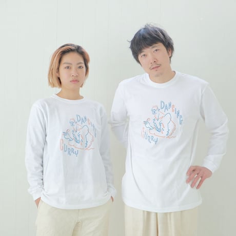 DANCING CURRY 長袖Tシャツ【ライス色】