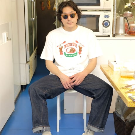 ライスカレー Tシャツ【白米色】