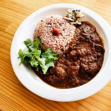 メタメタすくいやすいカレー皿（白）