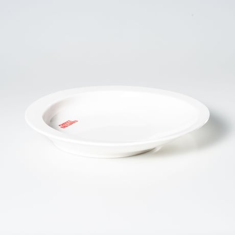 メタメタすくいやすいカレー皿（白）