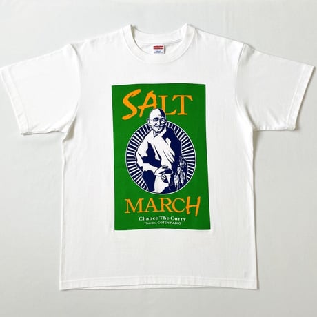 ガンジーの歴史的塩対応Tシャツ【塩色／カラー】