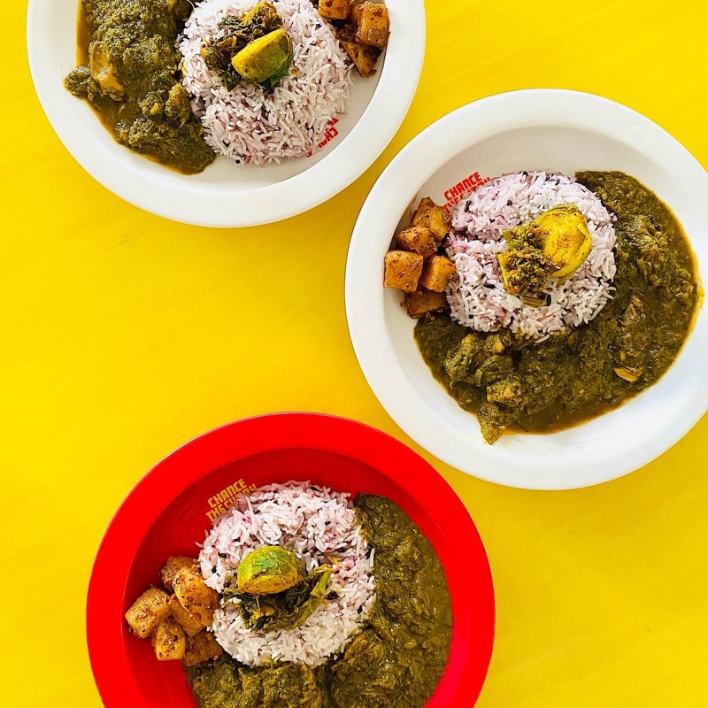 メタメタすくいやすいカレー皿（白） | CHANCE THE CURRY