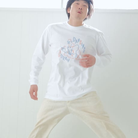 DANCING CURRY 長袖Tシャツ【ライス色】