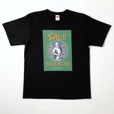 ガンジーの歴史的塩対応Tシャツ【カロンジ色／カラー】