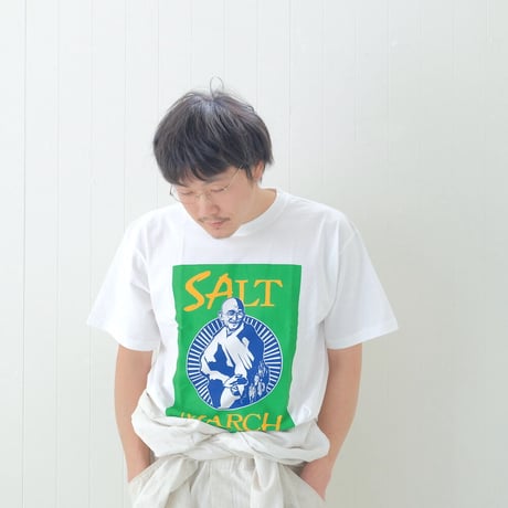 ガンジーの歴史的塩対応Tシャツ【塩色／カラー】