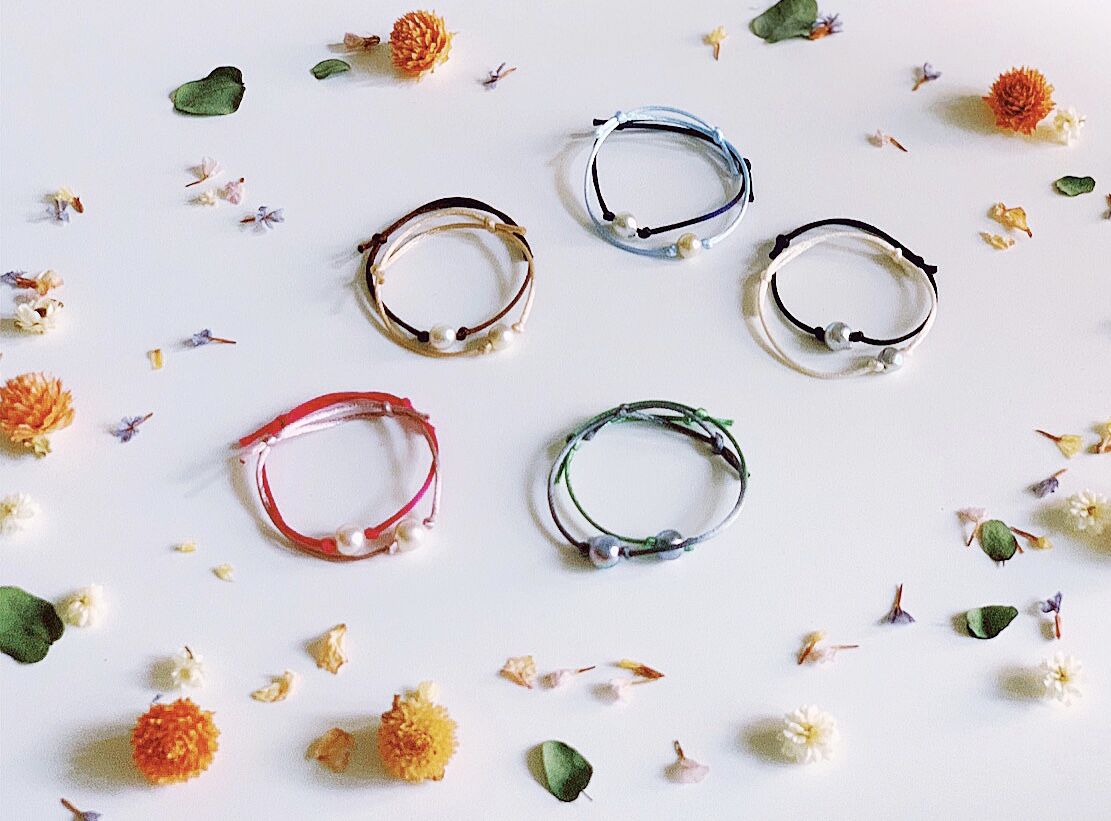 1「あこや真珠コードブレスレット」ハンドメイドキット | SEVEN THREE.