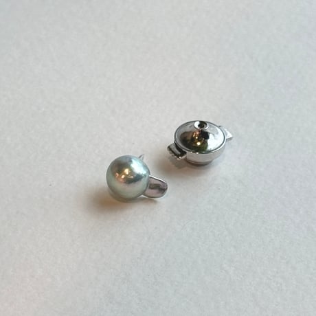 百花#649 金魚真珠ラペルピン