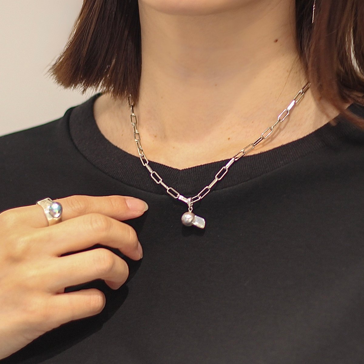 百花#856 金魚真珠ネックレス | SEVEN THREE.