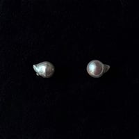 百花#881 金魚真珠ピアス