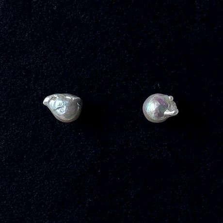 百花#882 金魚真珠ピアス