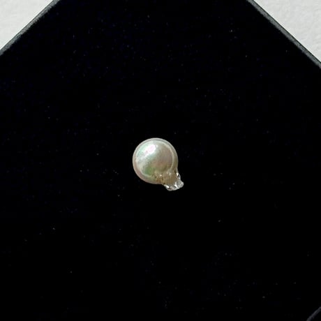 【K18】百花#886 金魚真珠ピアス