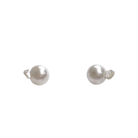 【K18】月花○#243　金魚真珠ピアス