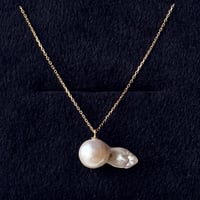【K18】百花#780 金魚真珠ネックレス