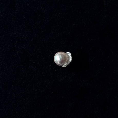 【K18】百花#885 金魚真珠ピアス
