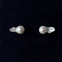 百花#883 金魚真珠ピアス