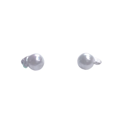 【K18】月花○#241　金魚真珠ピアス