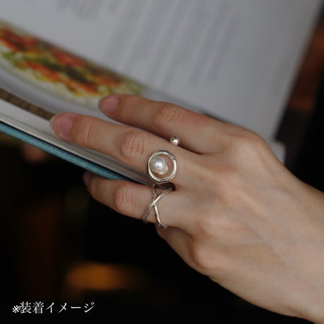 #769 金魚真珠リング(2)