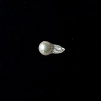 【K18】百花#884 金魚真珠ピアス