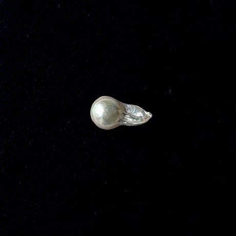 【K18】百花#884 金魚真珠ピアス