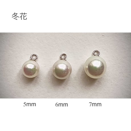 【K18】#34 冬花 Akoya 7 Necklace