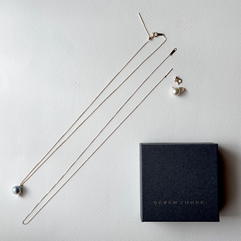 VERITE♡豪華限定♡定価２０万弱♡１８金&天然あこや真珠ネックレス 百花#864 金魚真珠ネックレス | SEVEN THREE.