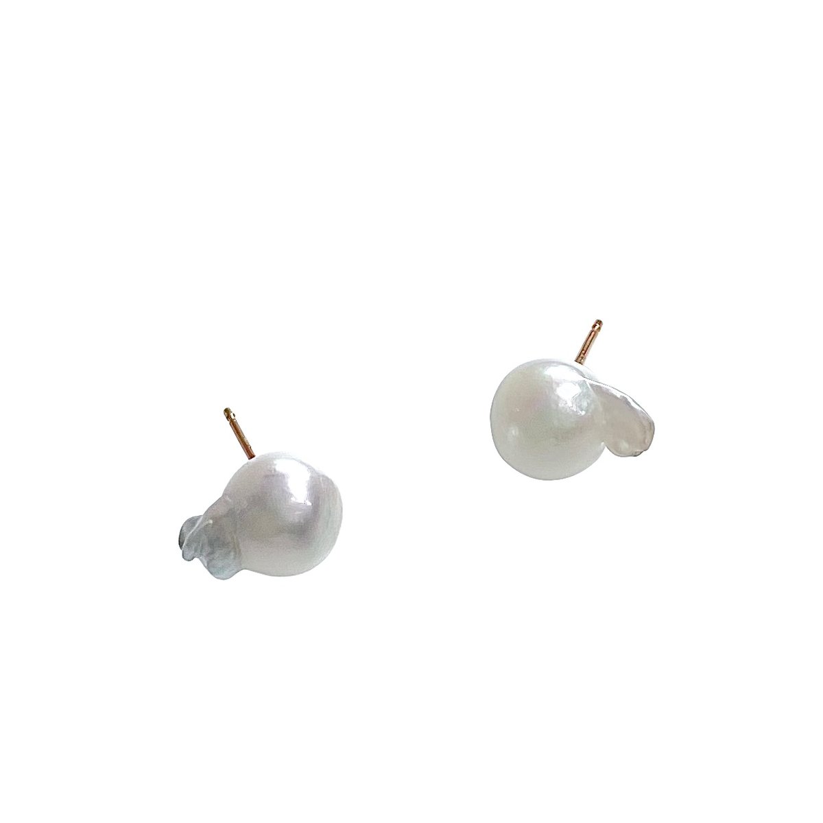 mk e-8 トンネル造形アヌビアス・ナナ付き 限定3点】パール ネックレス＆ピアス(アコヤ真珠/7mm/無調色/2点