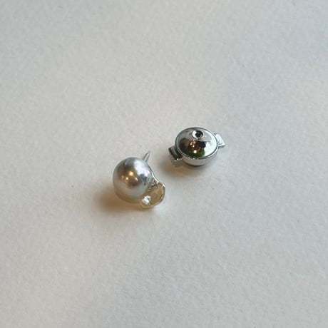 百花#650 金魚真珠ラペルピン