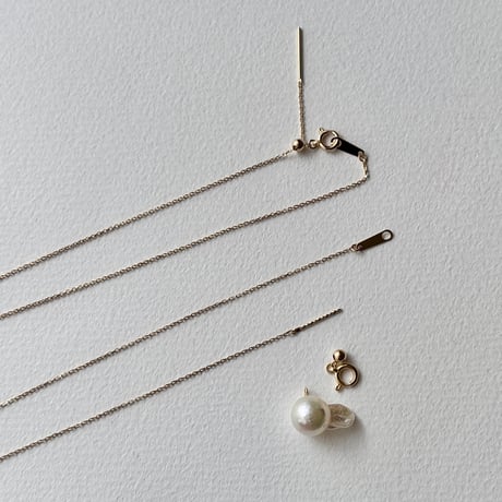 【K18】百花#784 金魚真珠ネックレス