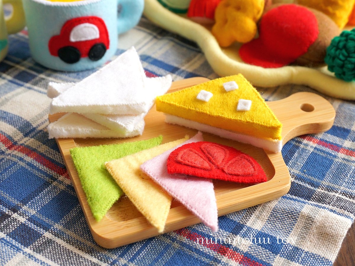 PDF型紙レシピ】お子様ランチセット | minimofuu toy's shop