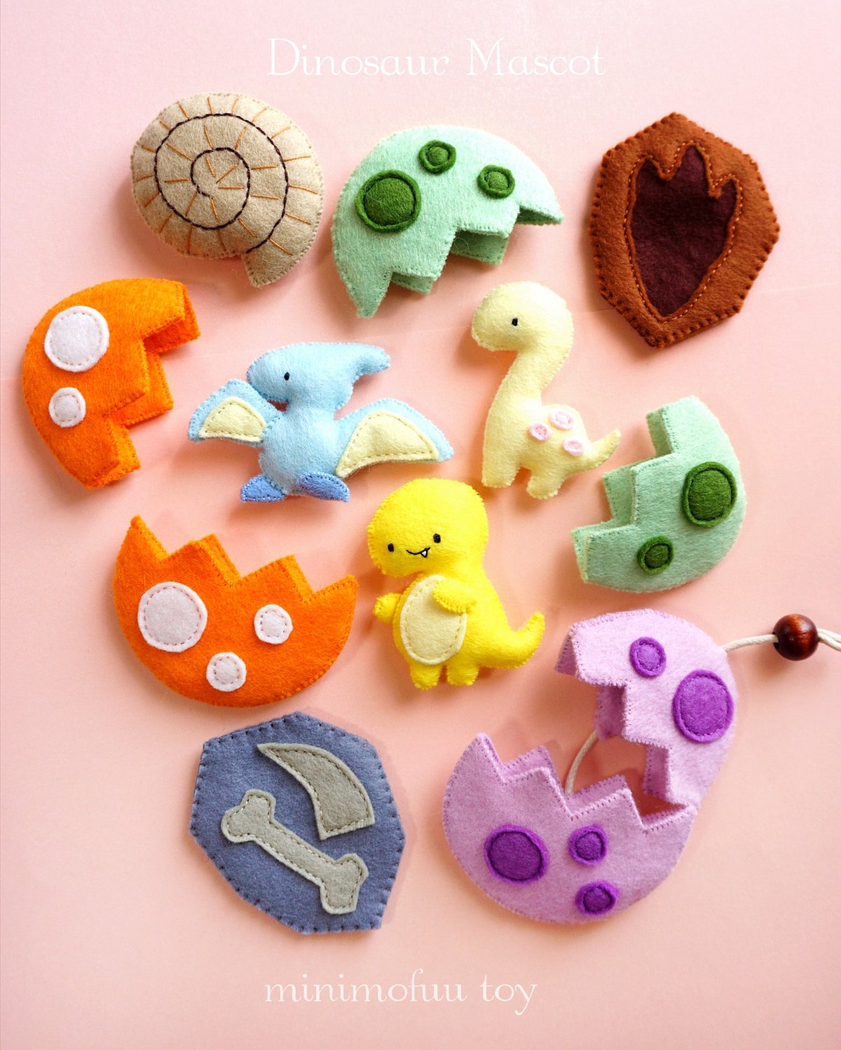 恐竜博士さま専用　フェルトマスコット9人 恐竜博士さま専用 フェルトマスコット9人