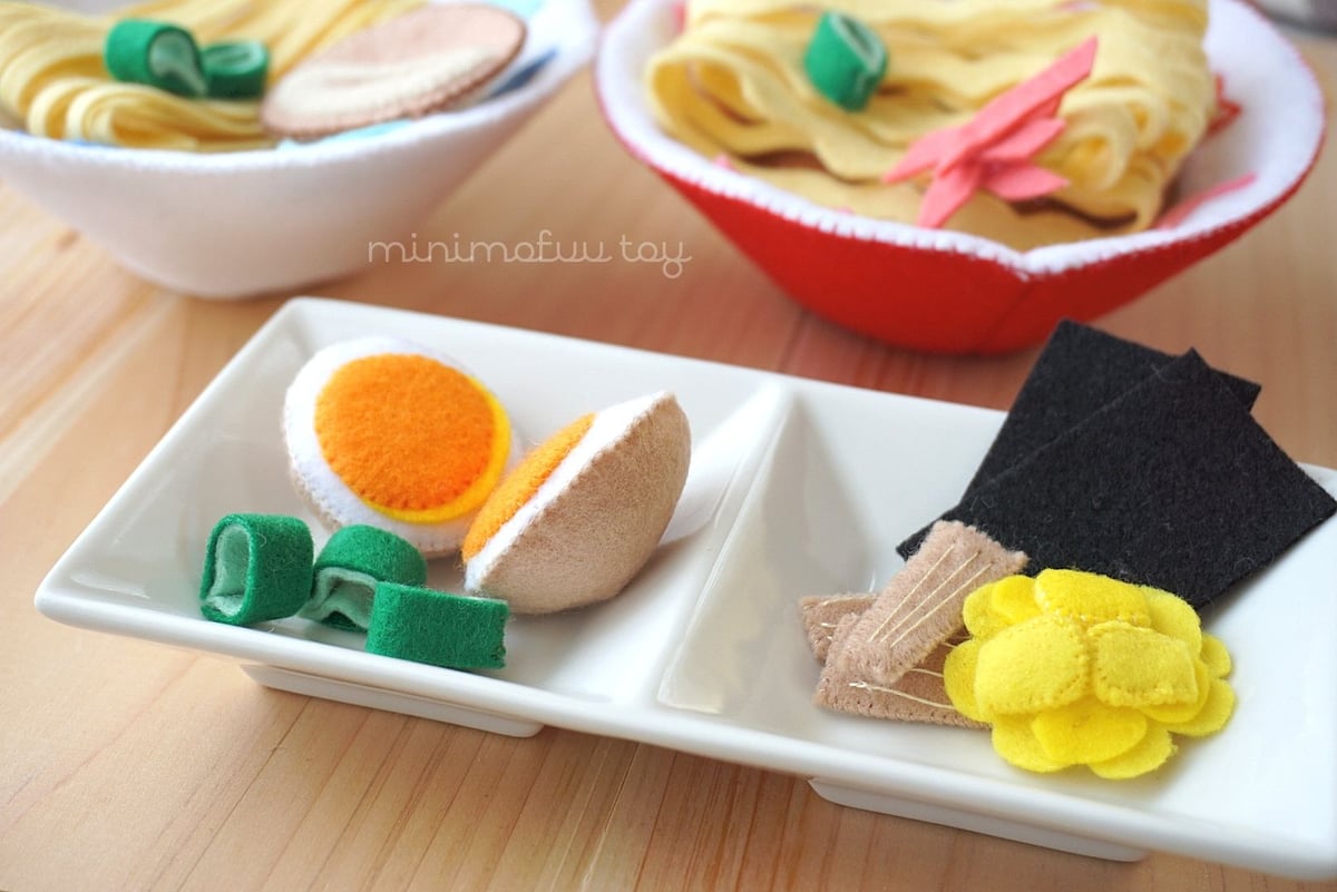廃番(PDFのみ)フェルトのラーメンセット | minimofuu toy's shop
