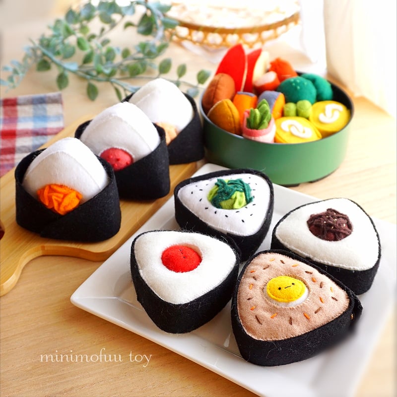 型紙レシピ】フェルトのお弁当セット | minimofuu toy's shop