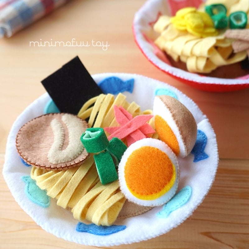廃番(PDFのみ)フェルトのラーメンセット | minimofuu toy's shop