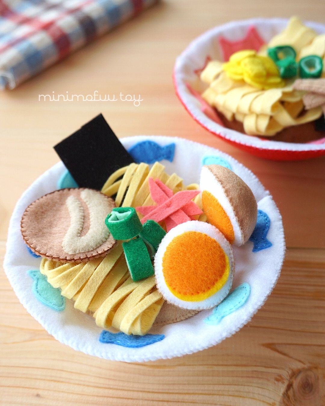 廃番(PDFのみ)フェルトのラーメンセット | minimofuu toy's shop