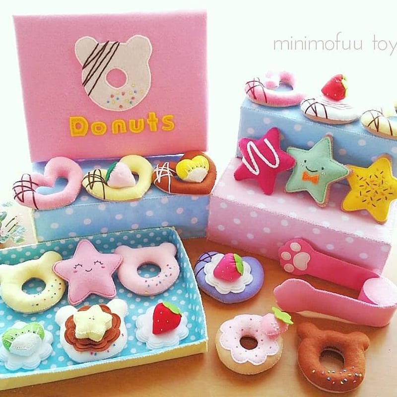 ①フェルトままごとドーナツ屋さんオーダーページ
