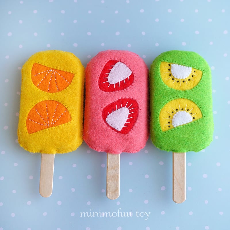 PDF型紙レシピ】アイスクリーム＆ソフトクリームセット | minimofuu