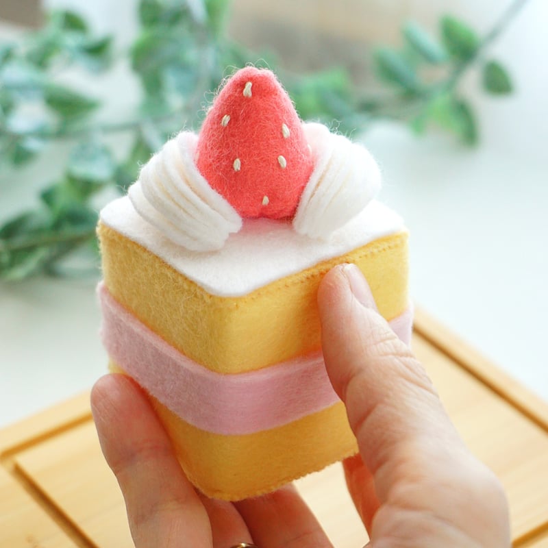 型紙レシピ】フェルトのプチケーキセット | minimofuu toy's shop