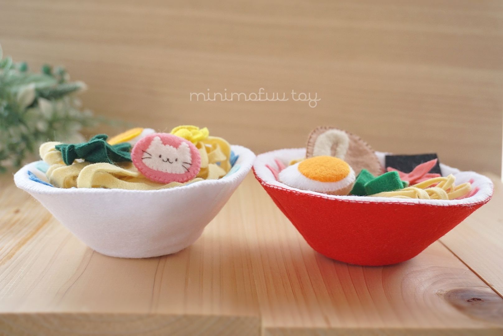 廃番(PDFのみ)フェルトのラーメンセット | minimofuu toy's shop