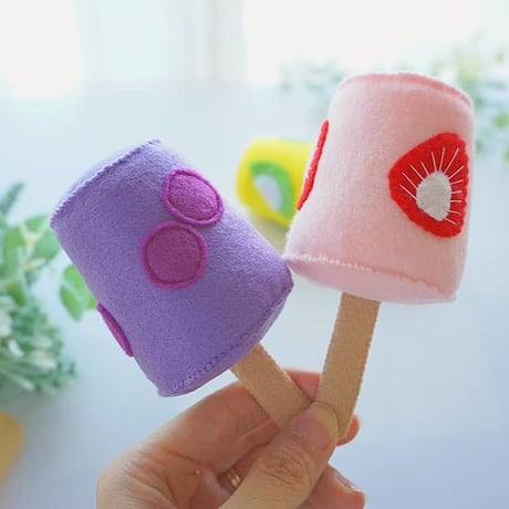 【型紙レシピ】アイスクリームセット