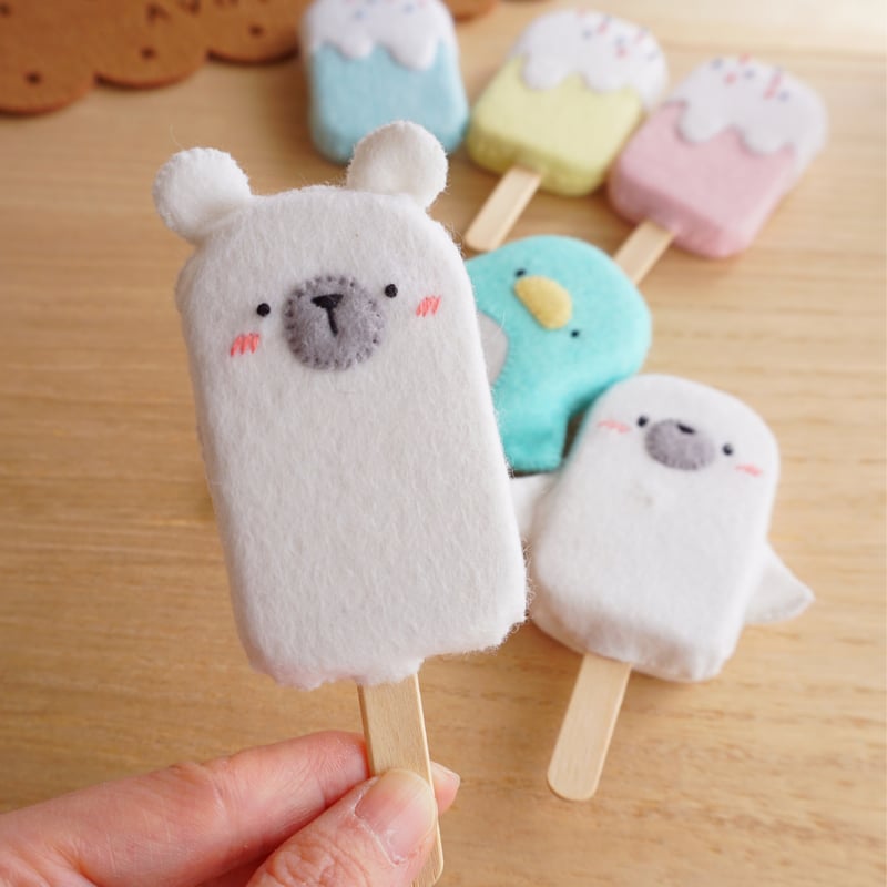 PDF型紙レシピ】アイスクリーム＆ソフトクリームセット | minimofuu