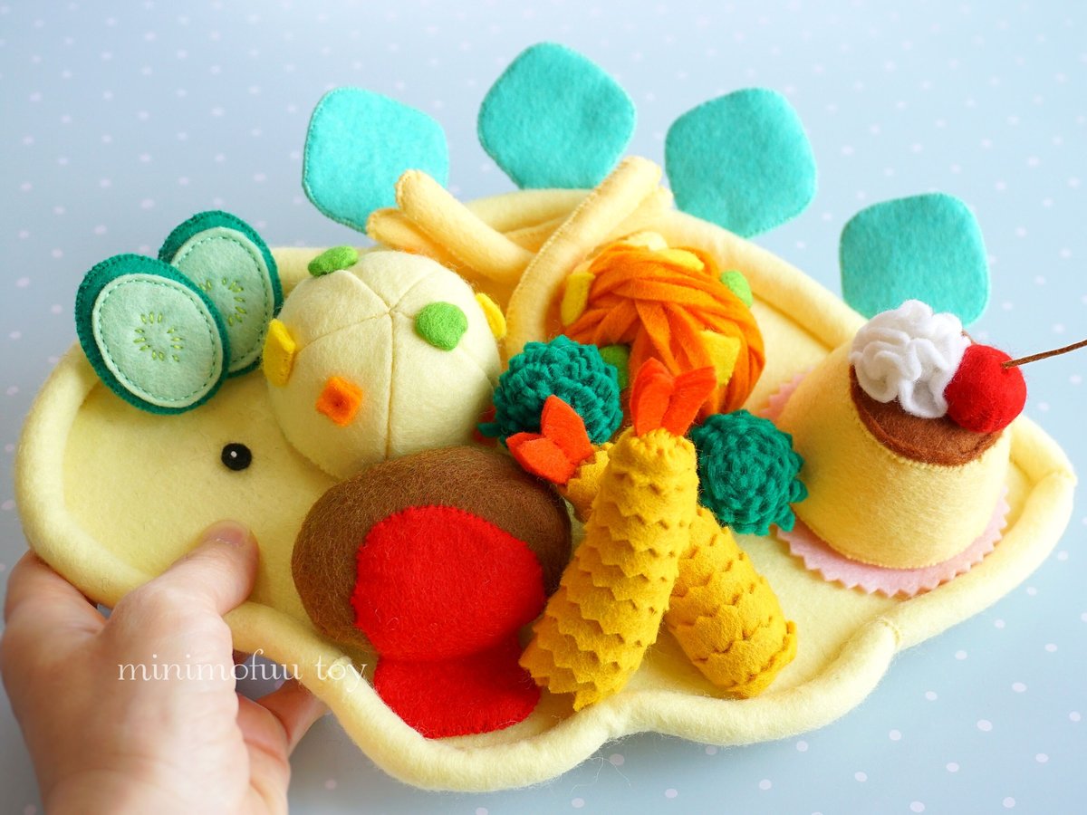 型紙レシピ】お子様ランチセット | minimofuu toy's shop