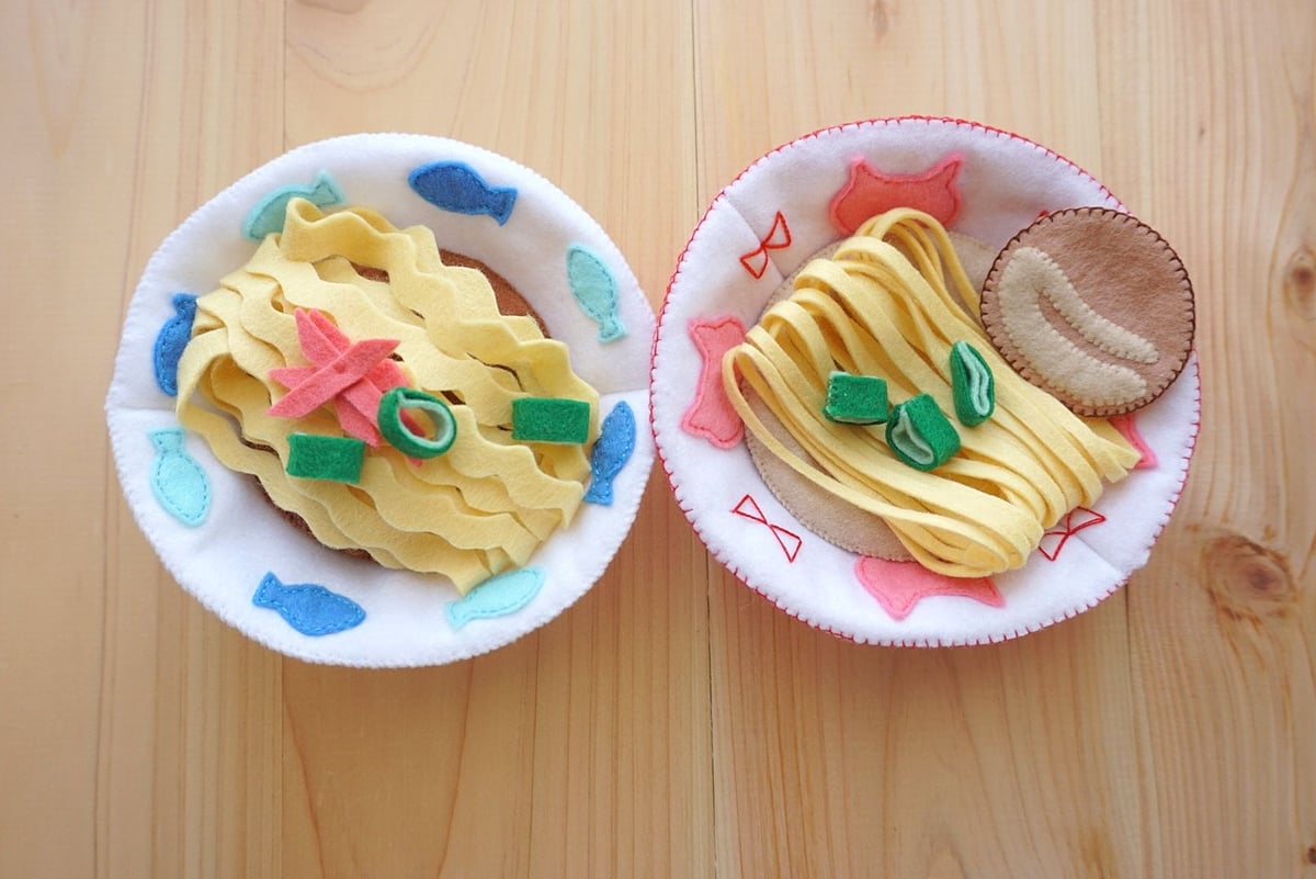 廃番(PDFのみ)フェルトのラーメンセット | minimofuu toy's shop