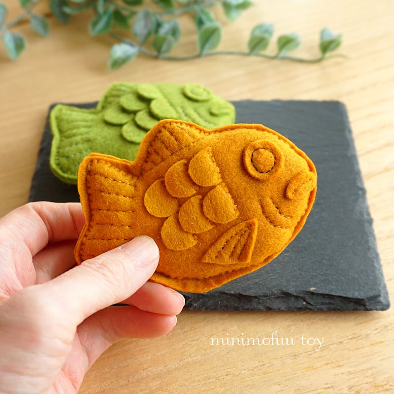 型紙レシピ】フェルトの和菓子 | minimofuu toy's shop