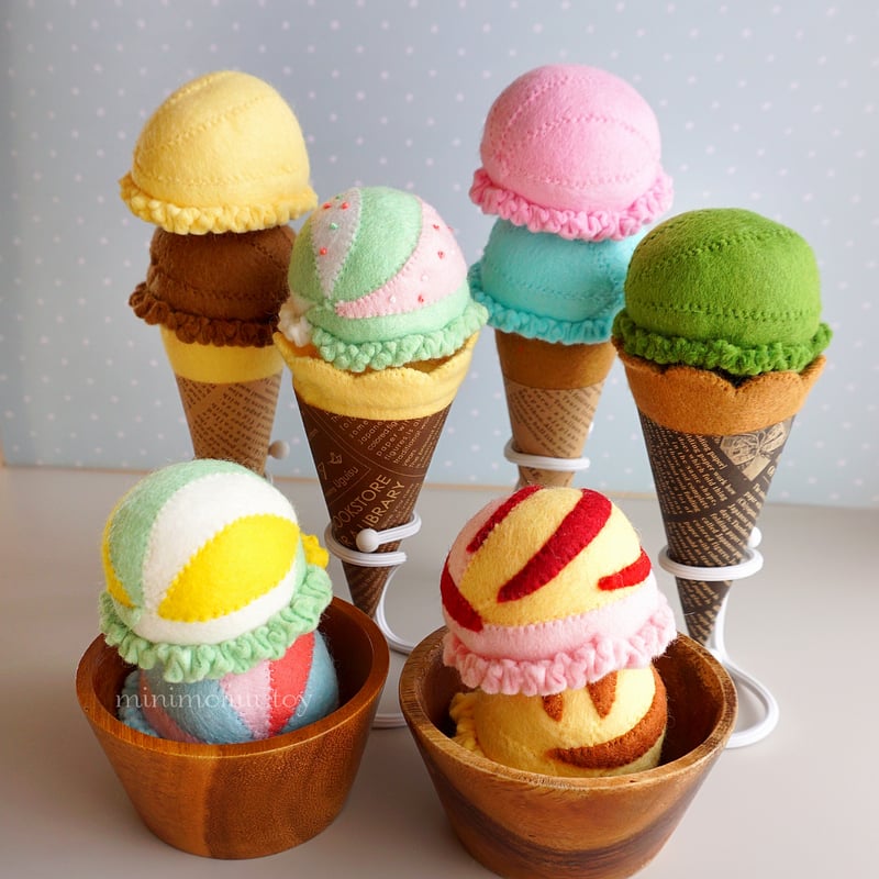 ソフトクリーム模型 ソフトクリームのミニチュア vol.2 | ハンドワークス レナイン ONLINE SHOP