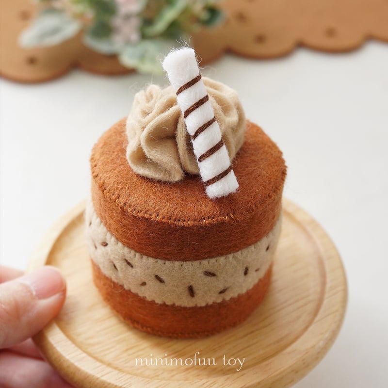 型紙レシピ】フェルトのプチケーキセット | minimofuu toy's shop