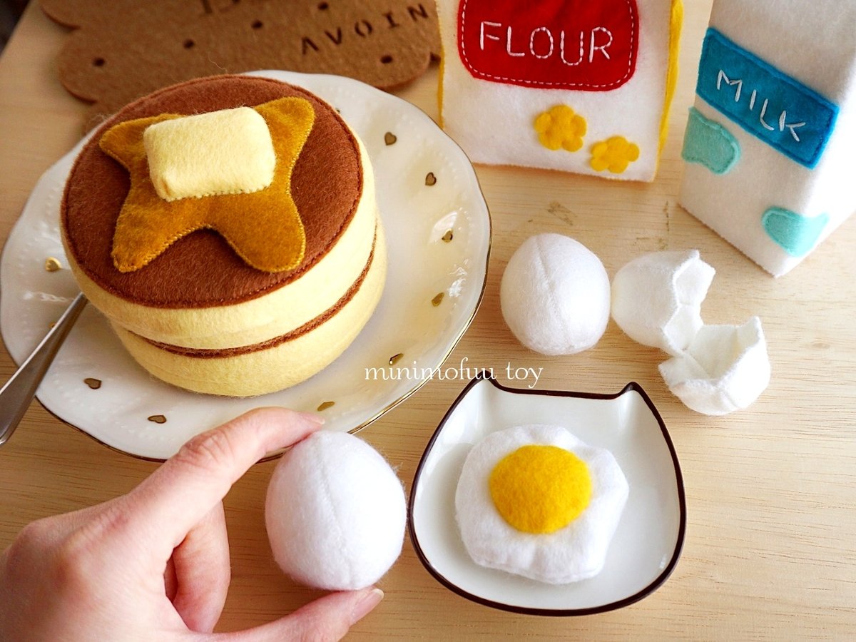 フェルトパンケーキセット Amazon.co.jp: フェルトのパンケーキセット ホットケーキ